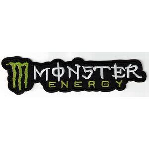 Monster Energy Racing Team 7x2in Patch Iron / Sew-On